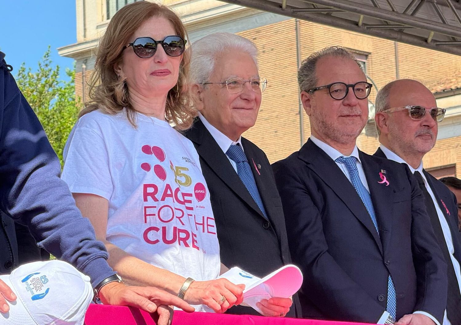 mattarella race for the cure lotta tumori seno