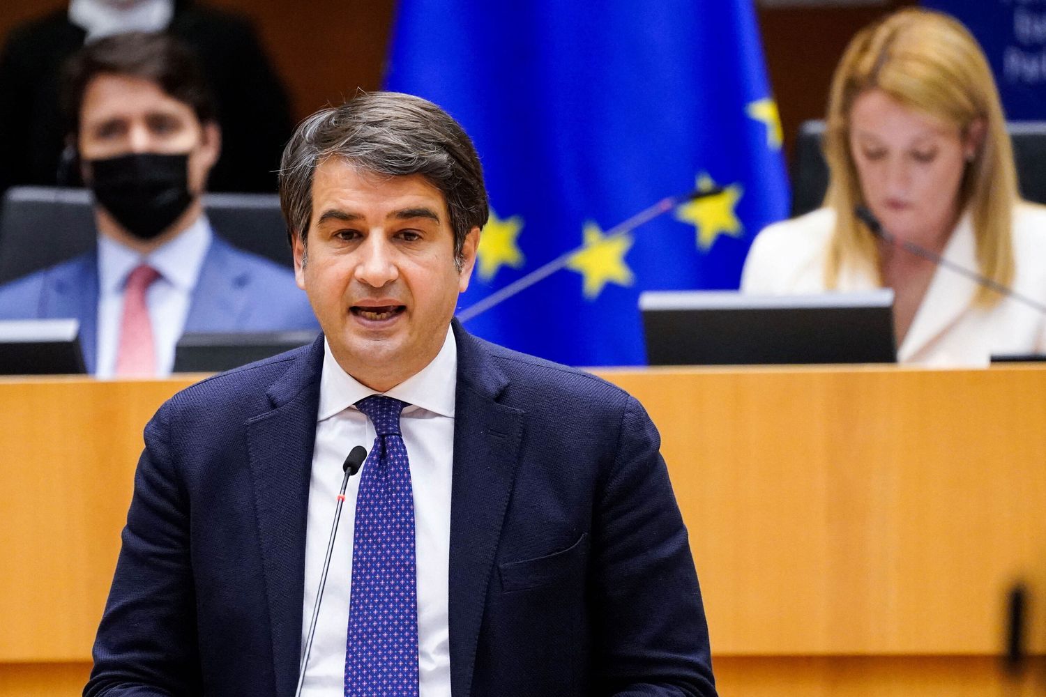 &nbsp;Il ministro agli affari europei Raffaele Fitto a Bruxelles