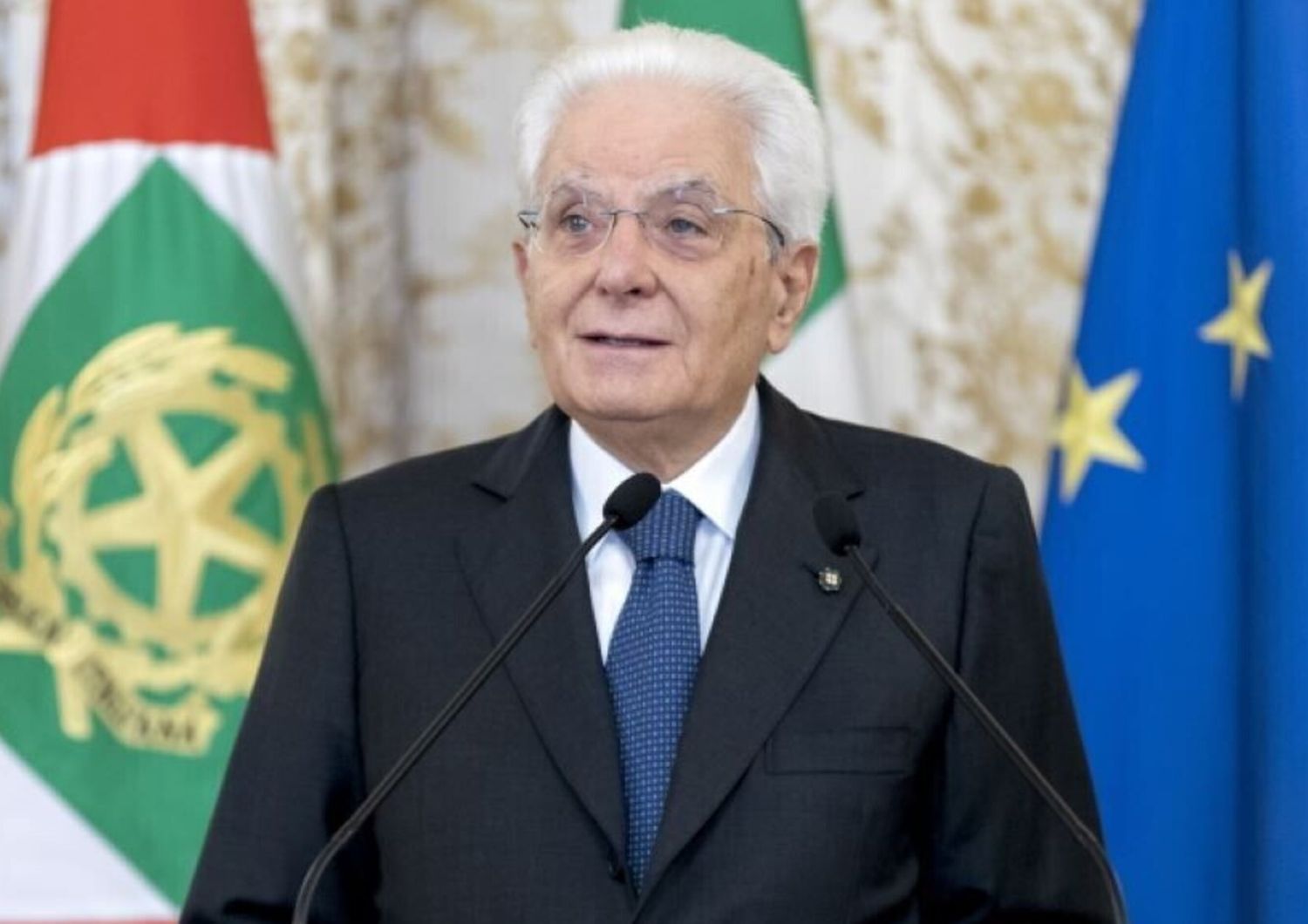 Il presidente della Repubblica Sergio Mattarella