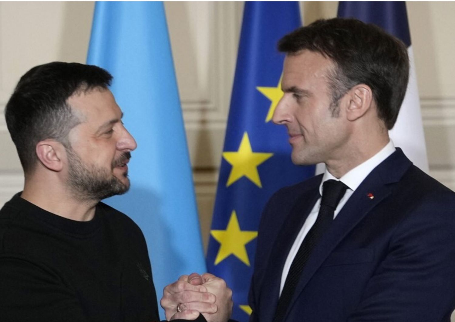 Zelensky e Macron