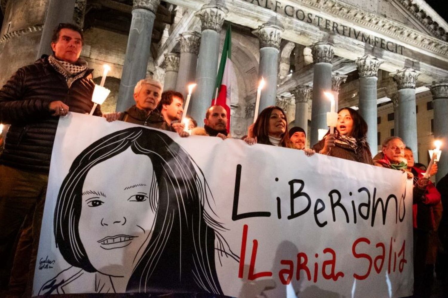 presidio per la liberazione di Ilaria Salis