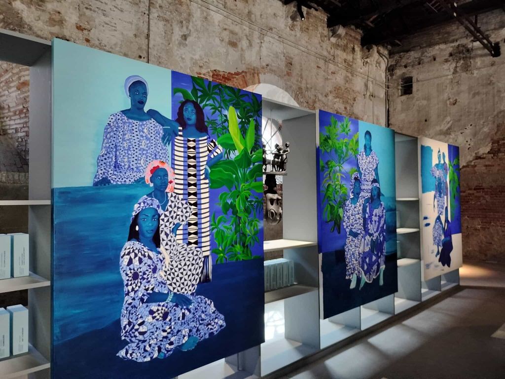 Padiglione del Benin - dettagli dell'allestimento