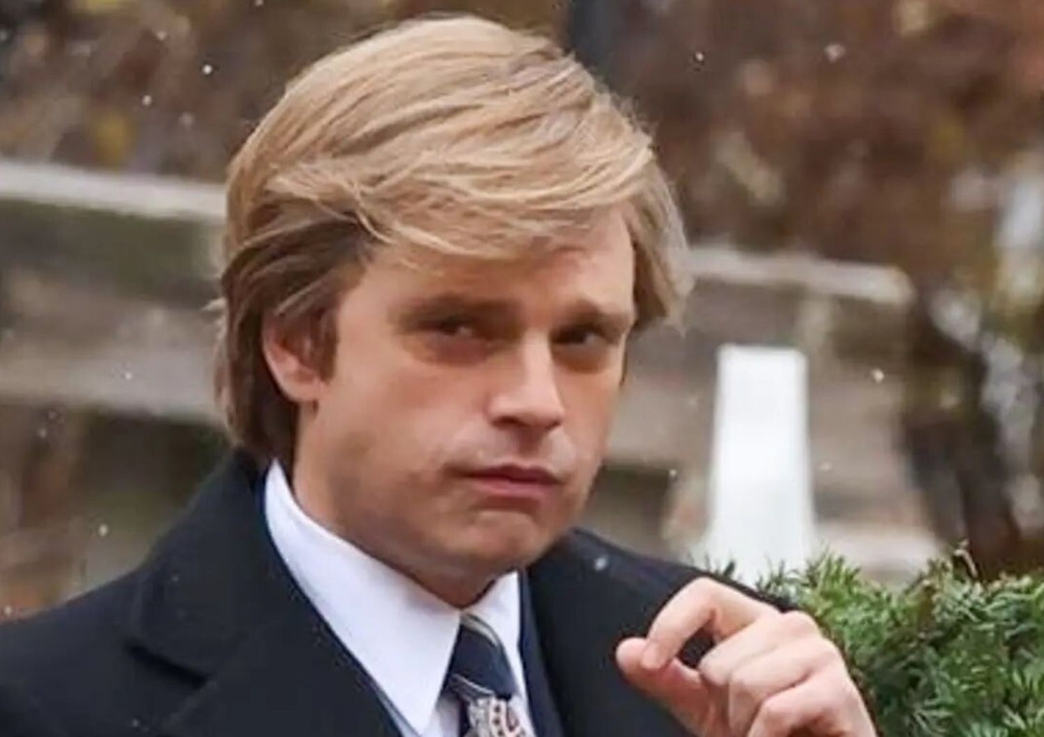 Sebastian Stan in "The Apprentice"