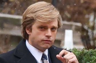 Sebastian Stan in "The Apprentice"