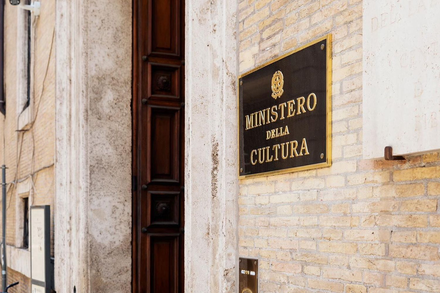 Il ministero della Cultura