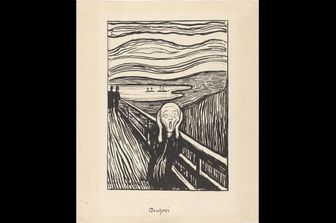 The Scream - 1895 - Litografia