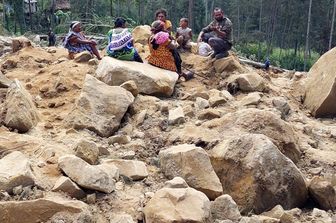 frana papua nuova guinea morti