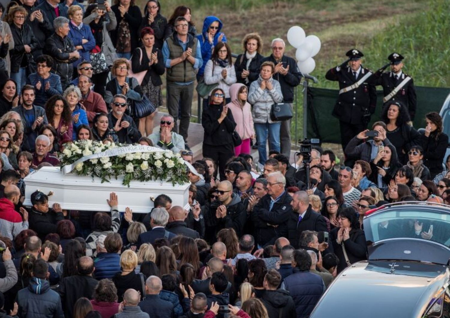 Cisterna di Latina, i funerali di Desiree Mariottini