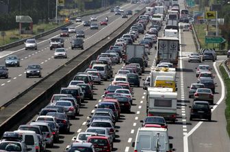 Traffico su un'autostrada