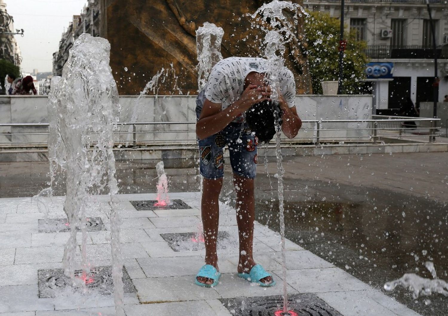 Temperature record in Algeria