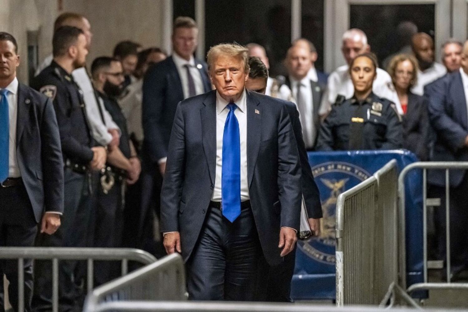 Donald Trump dopo il verdetto del tribunale penale di Manhattan a New York City, il 30 maggio 2024