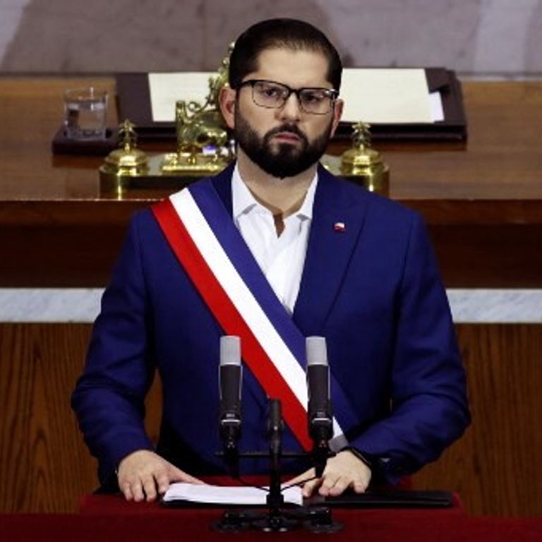 Gabriel Boric, presidente del Cile