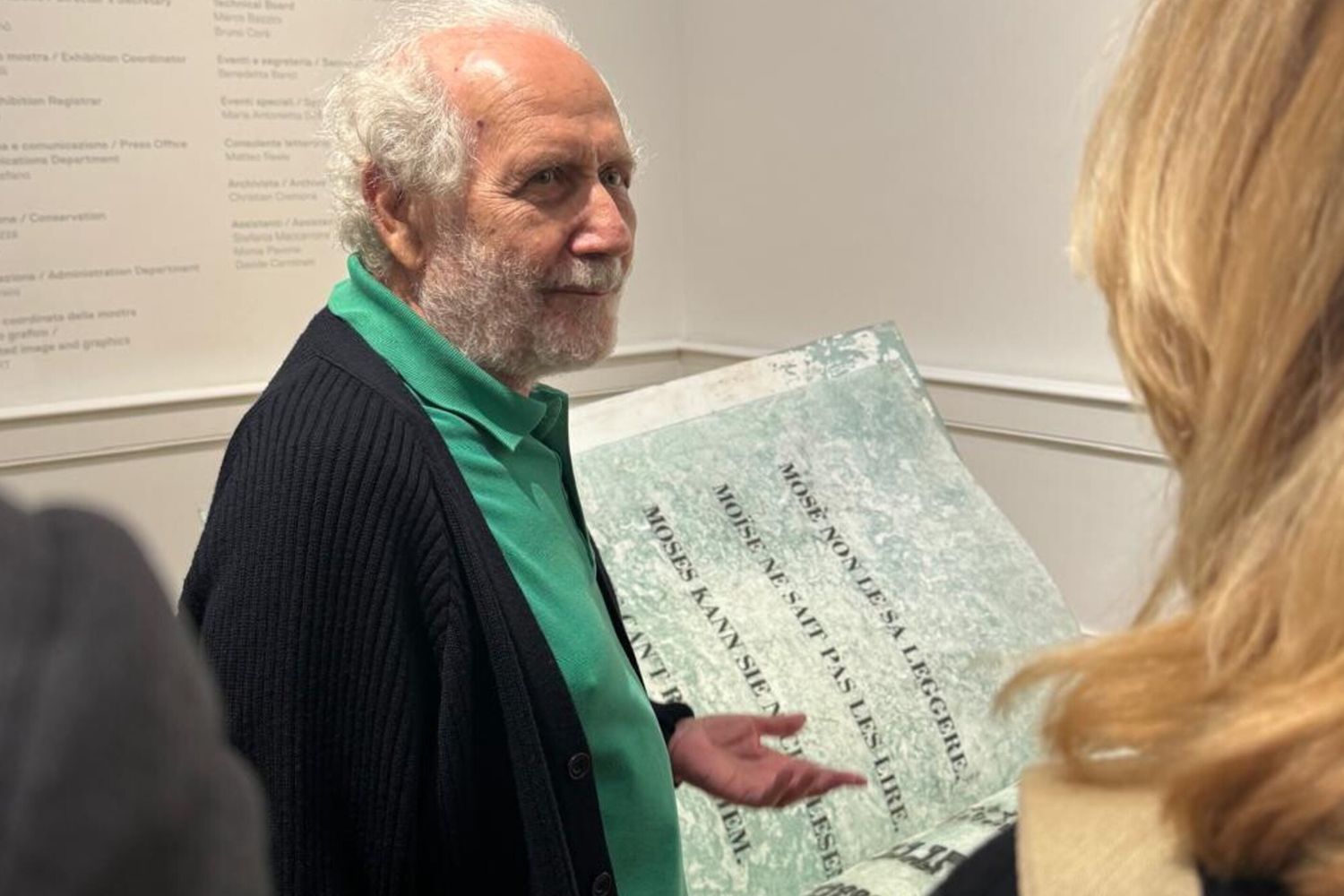 Emilio Isgrò alla Gnam di Roma