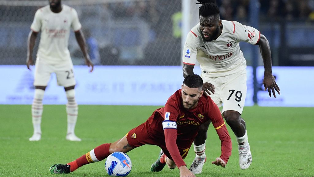 Il giocatore della Roma Lorenzo Pellegrini