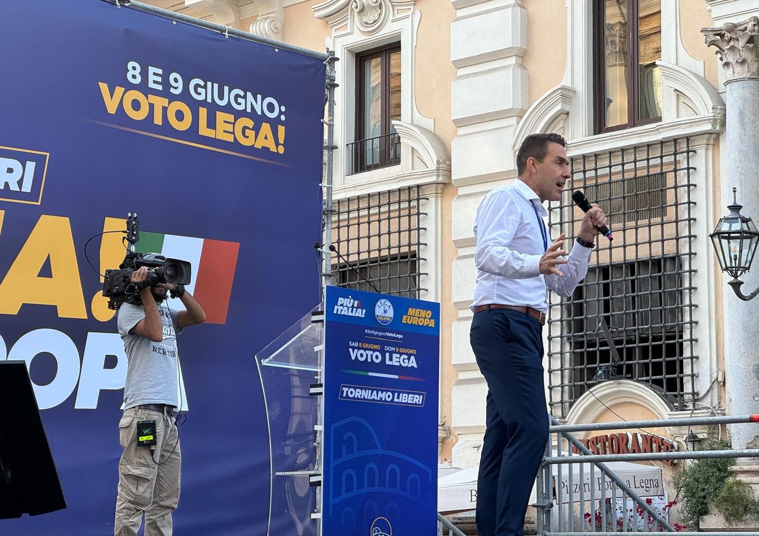 elezioni europee chiusura campagna elettorale lega vannacci salvini