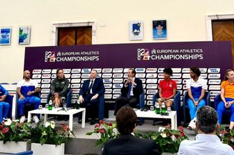 La presentazione degli Europei di Atletica di Roma nel Salone d'Onore del Coni