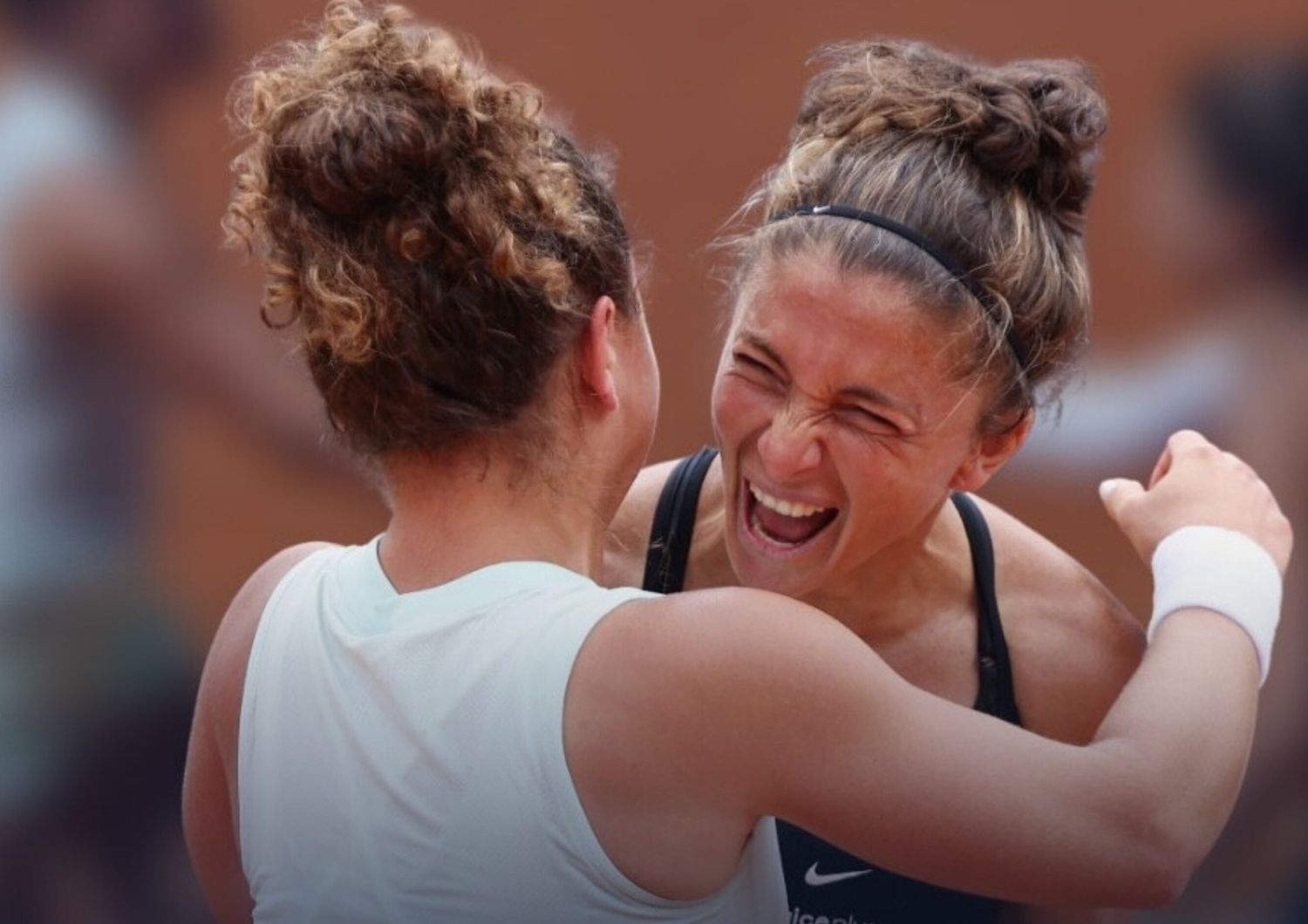 errani paolini in finale roland garros