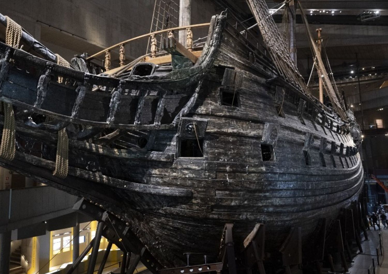 La nave museo Vasa di Stoccolma è in fase di ristrutturazione