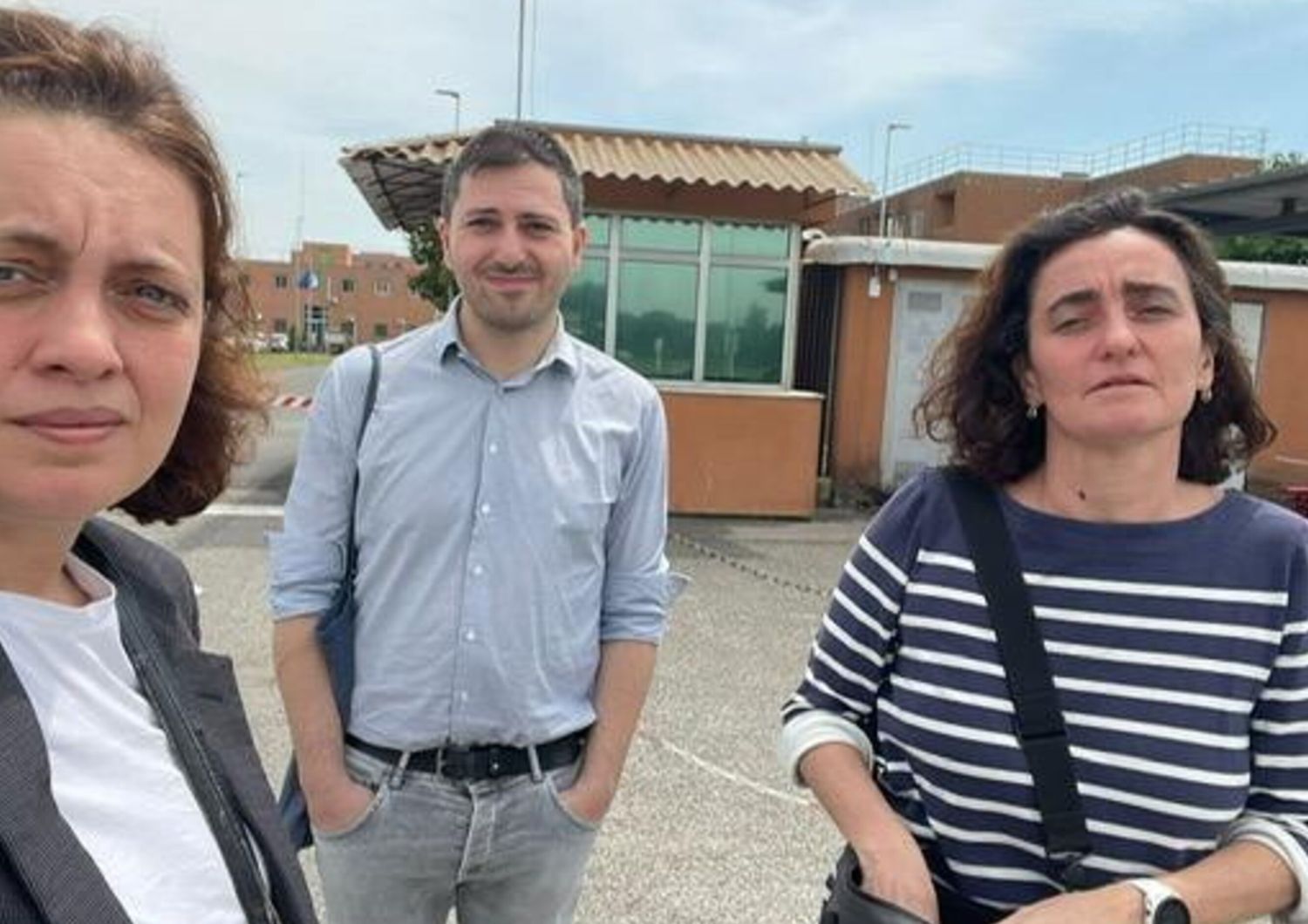 Gli esponenti dell'Osservatorio Antigone in visita nel carcere di Pavia