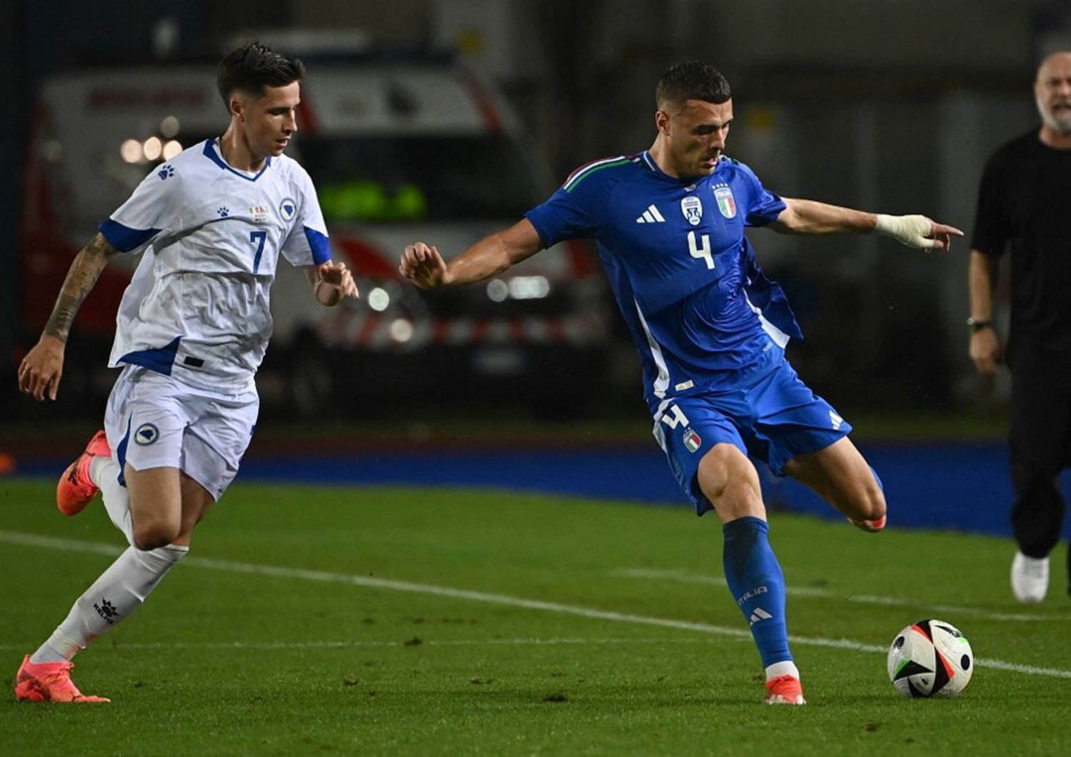 euro 2024 ultima amichevole italia batte bosnia gol frattesi