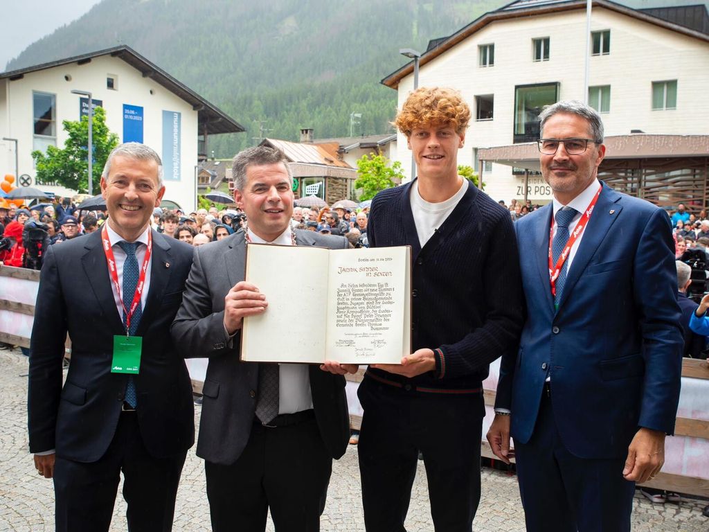 La festa per Jannik Sinner in Val Pusteria