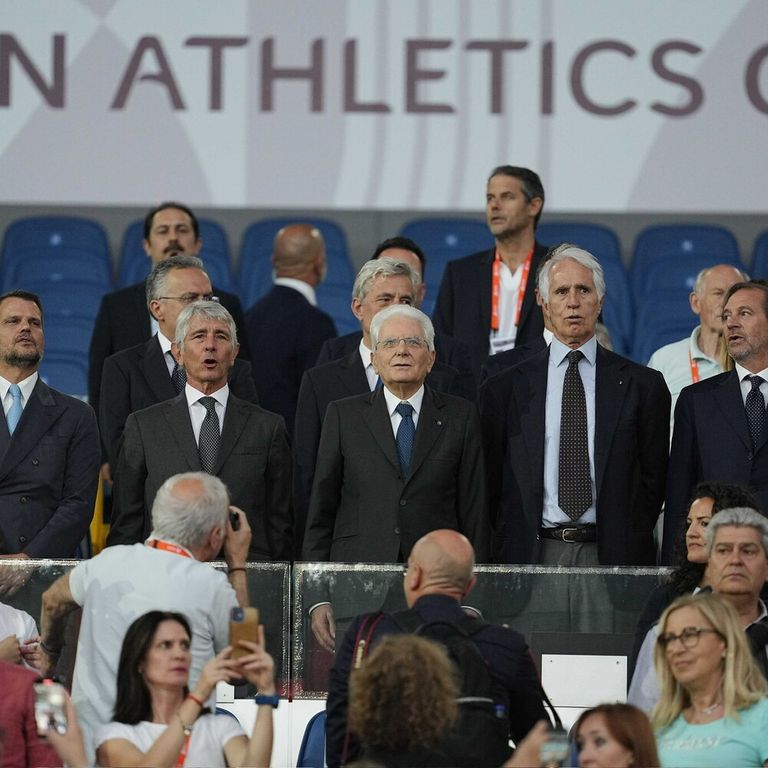 mattarella tamberi stadio olimpico europei atletica