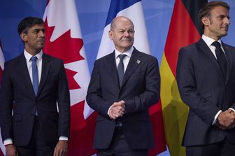 Sunak., Scholz e Macron