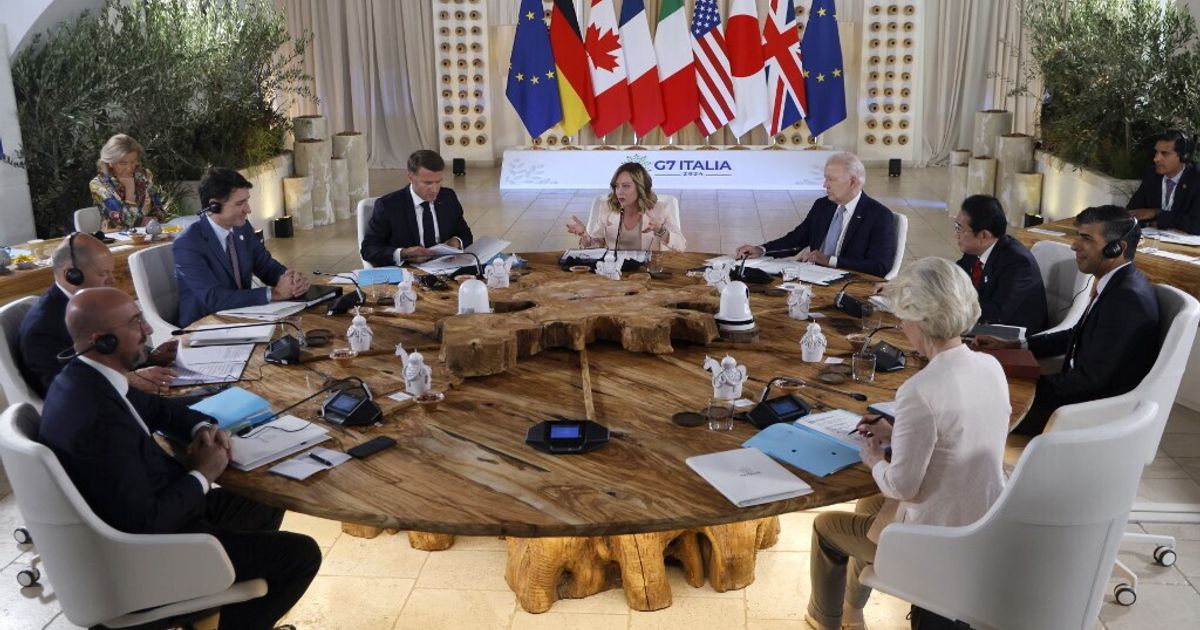 メローニ首相はG7首脳らを歓迎する。 ゼレンスキー氏：重要な決定を期待している