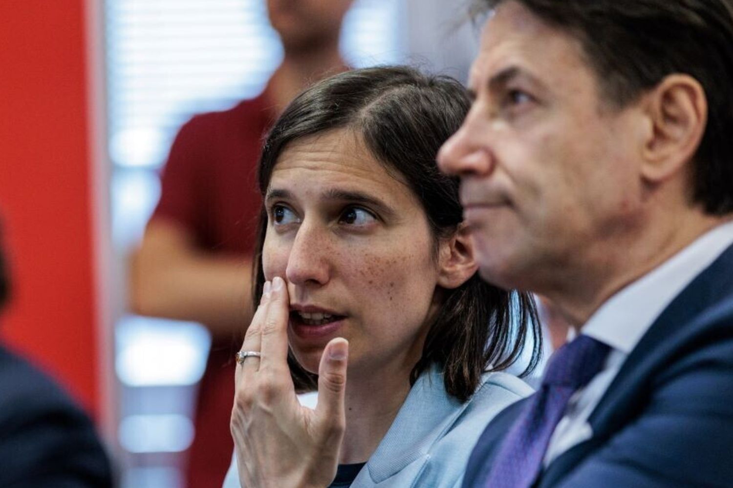 Elly Schlein - Giuseppe Conte