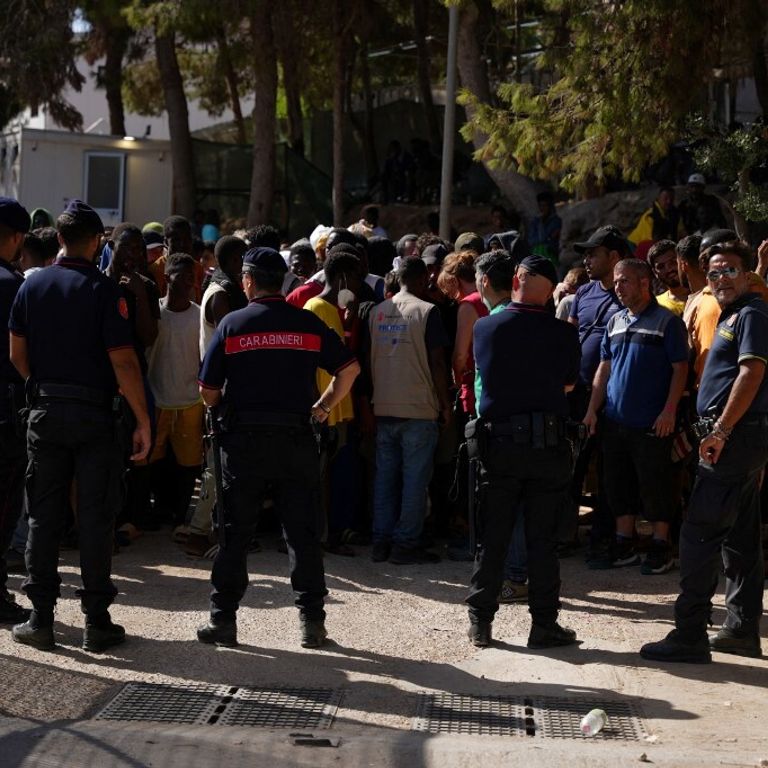 Hotspot di Lampedusa