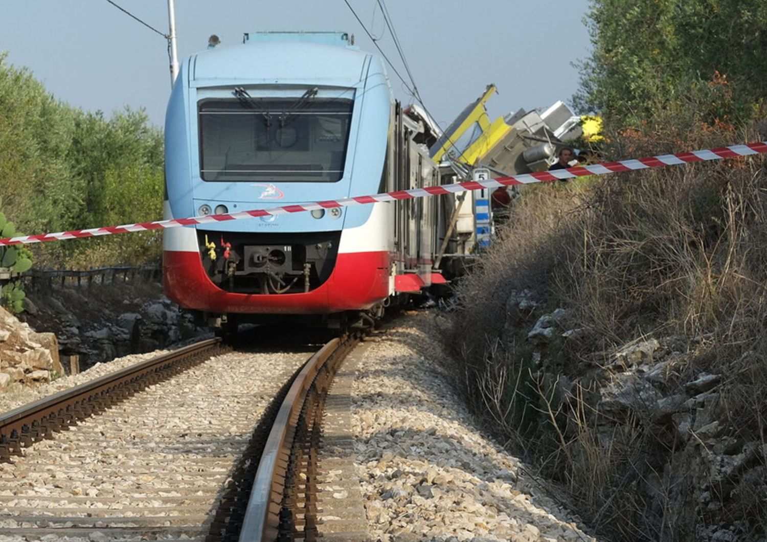 Treno regionale sulla Ruvo-Corato, 13 luglio 2016