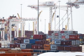 Container nel porto di Baltimora