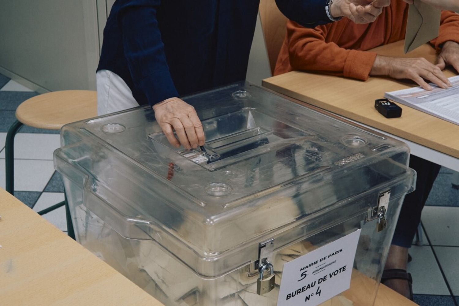 Seggio elettorale in Francia