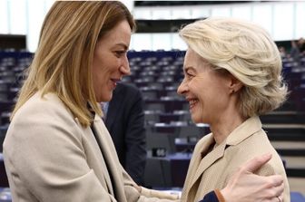 Roberta Metsola e Ursula von der Leyen