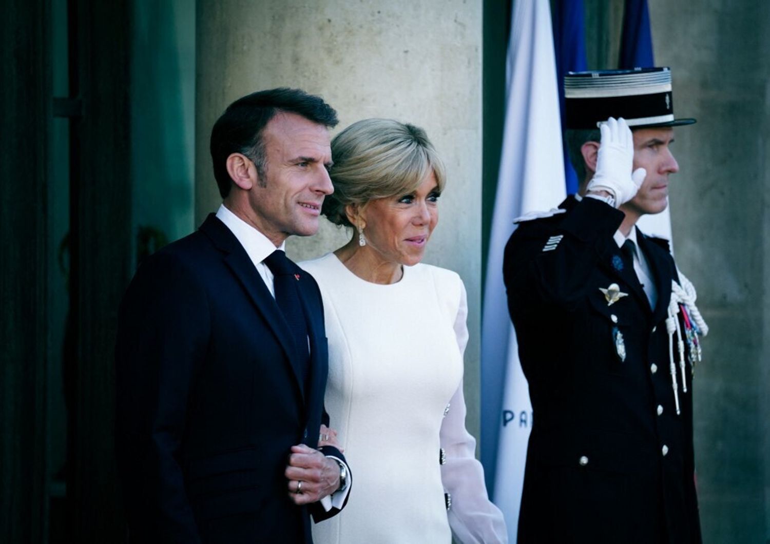 Emmanuel e Brigitte Macron