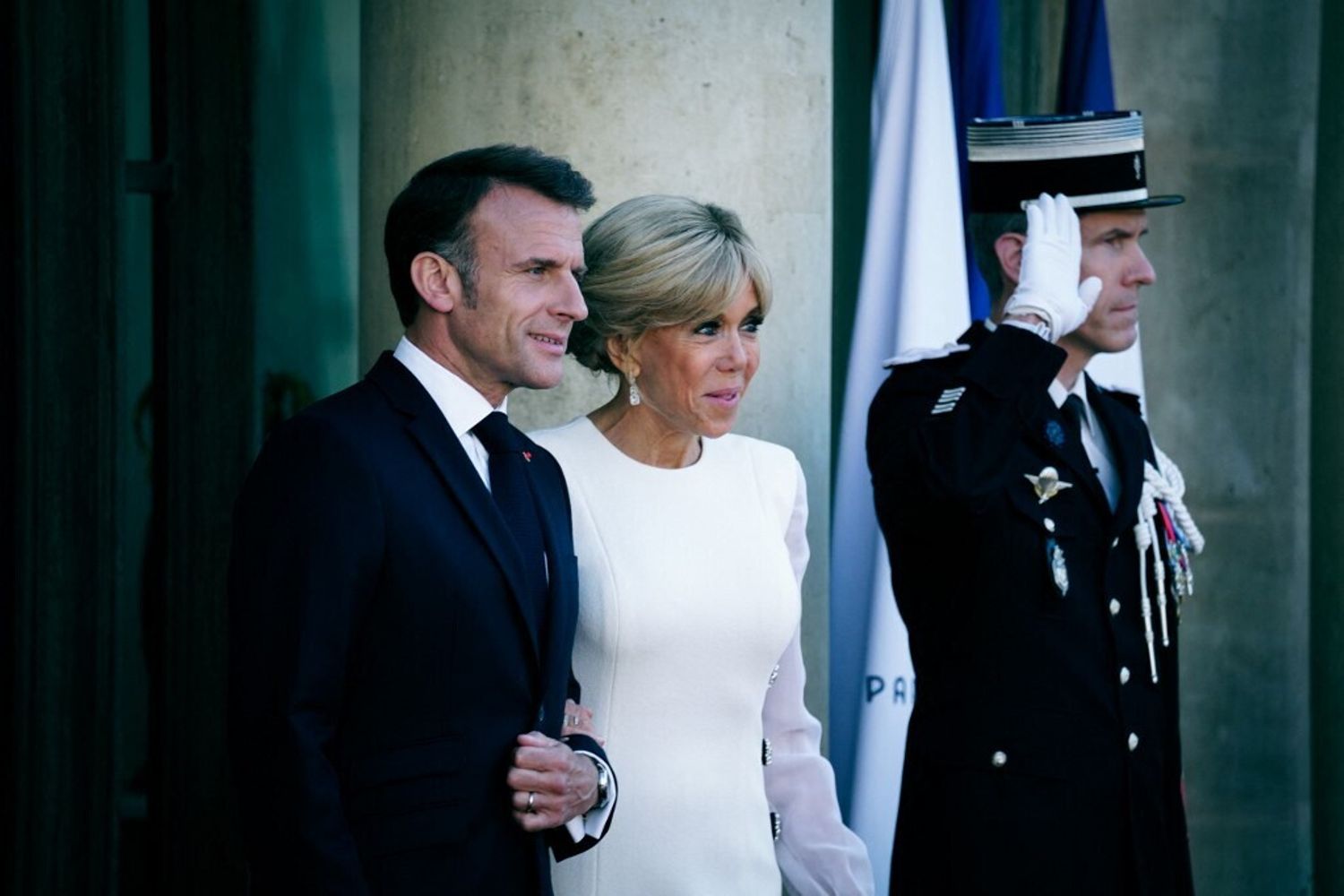 Emmanuel e Brigitte Macron