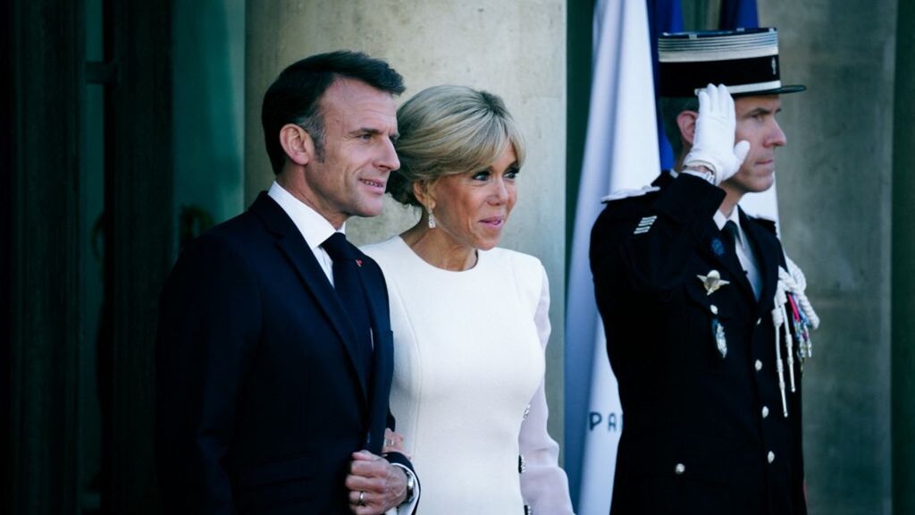 Emmanuel e Brigitte Macron