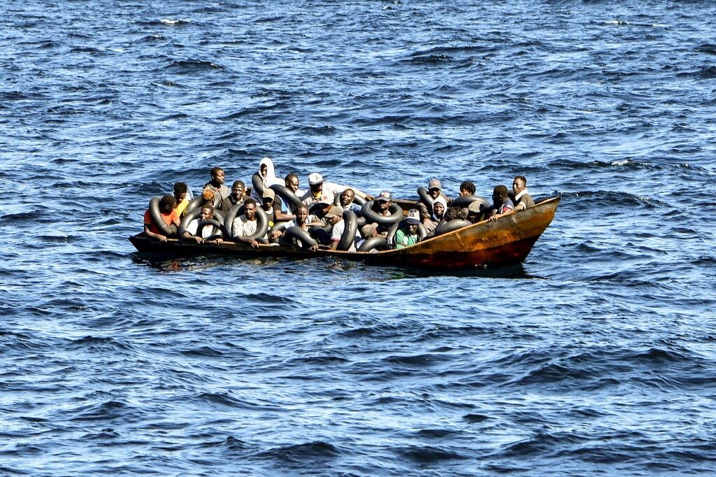 Migranti i difficoltà nel mar Mediterraneo