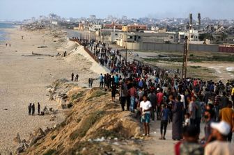 Il molo temporaneo a Gaza