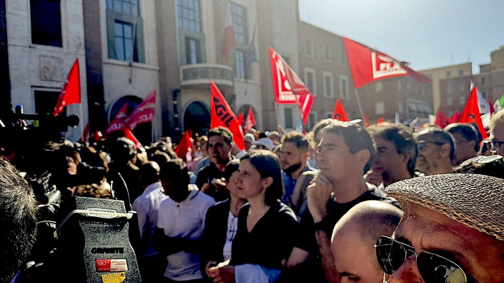 Schlein e Fratoianni alla manifestazione per Satnam Singh