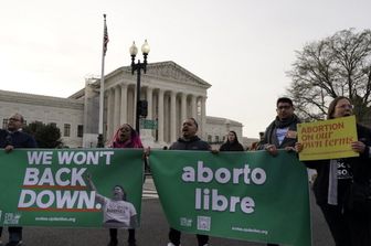 Manifestazione per il diritto all'aborto a Washington