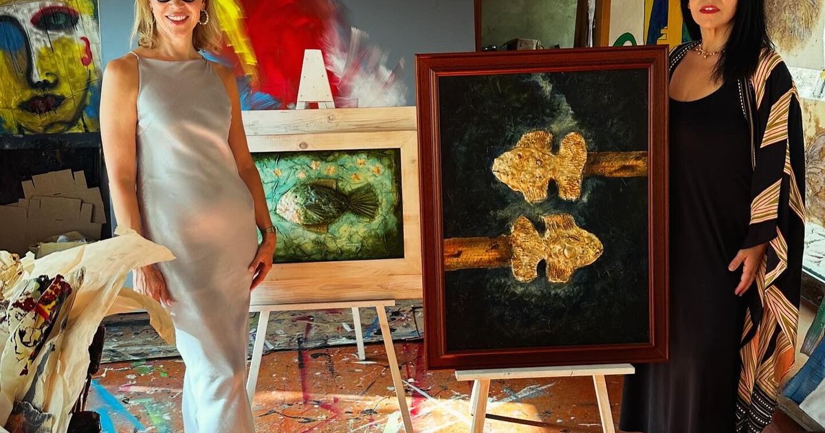 サン・パンタレオの「芸術の喜び」、星空の下で6人のアーティストの作品