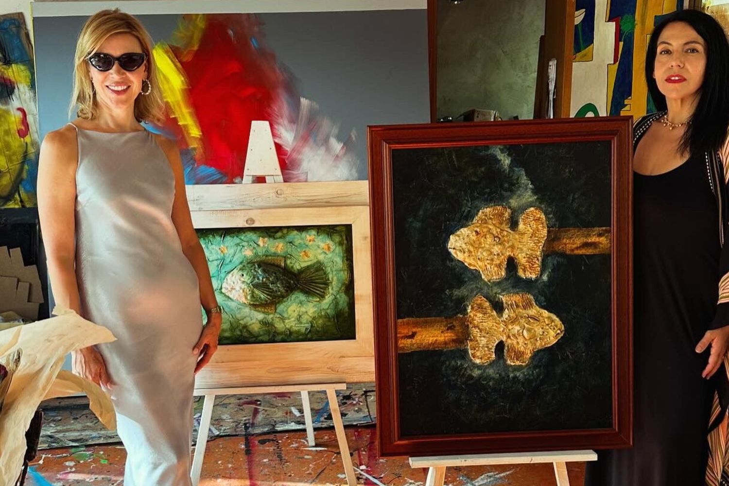 Da sinistra, Irina Sivakova e Manuela Cittadini