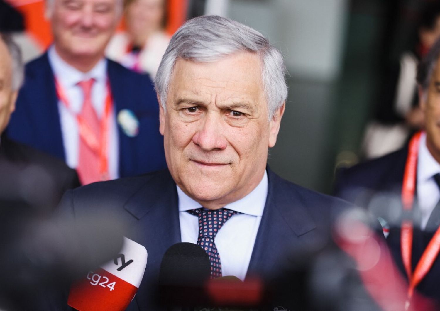 Le ministre des  Affaires Etrangers, Antonio Tajani, 2024