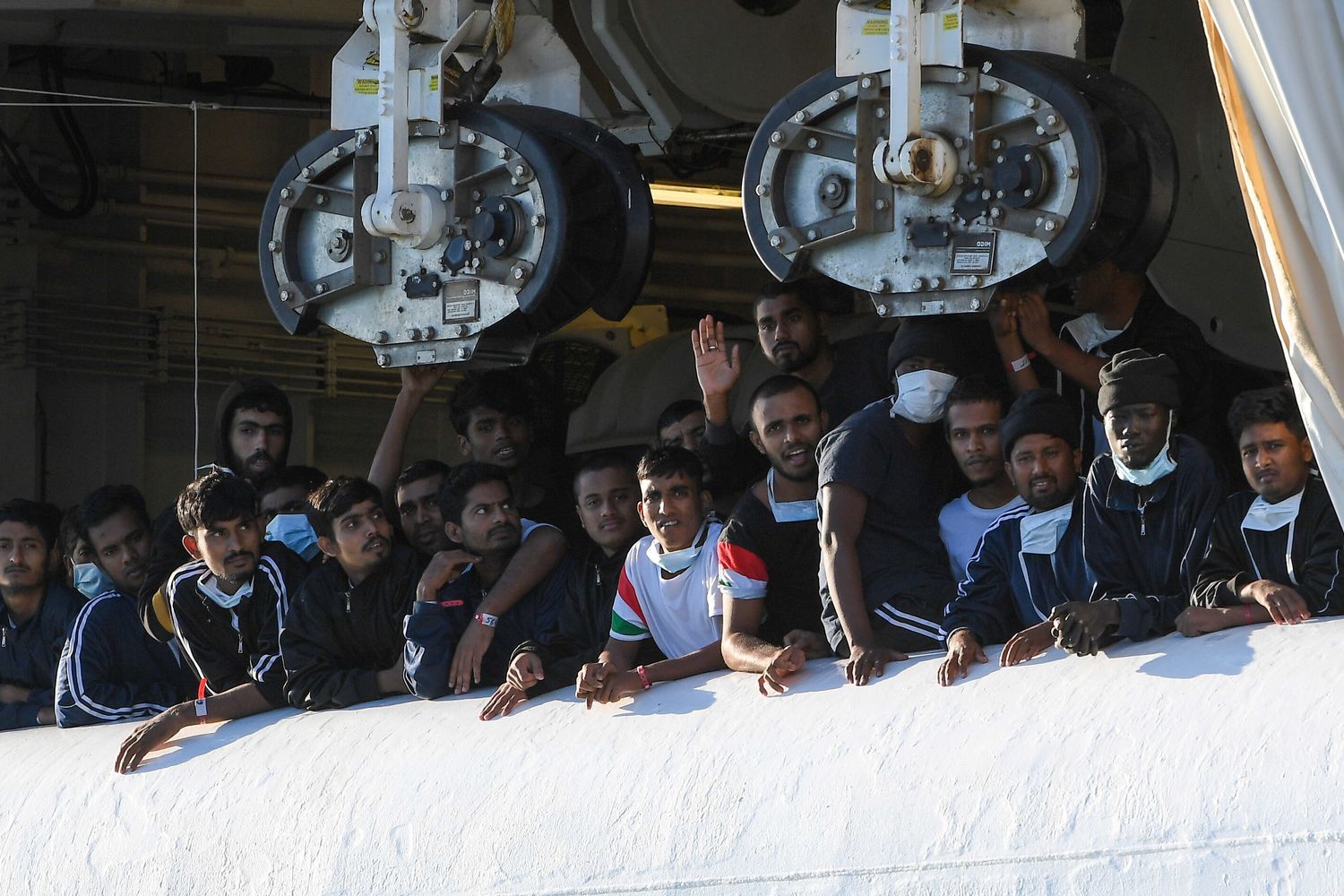 I migranti sulla Geo Barents&nbsp;