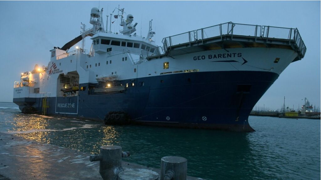 Le Navire Geo Barents du Ong Mdf