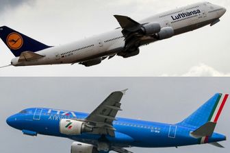 Les avions  de ITA Airways et de Lufthansa, les deux compganies européennes proches à la fusion