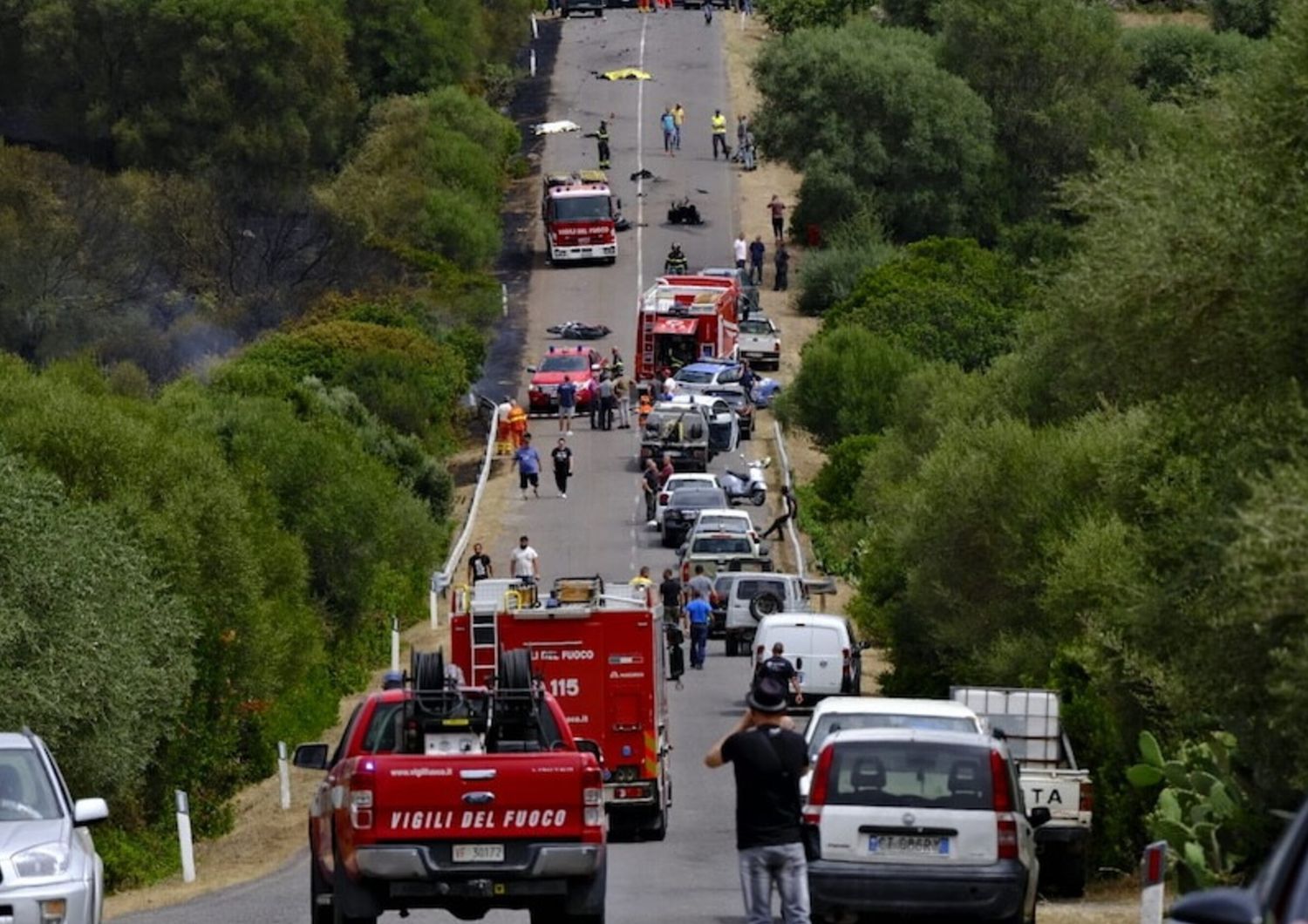 scontro auto e moto nell&#39;oristanese tre morti e un ferito