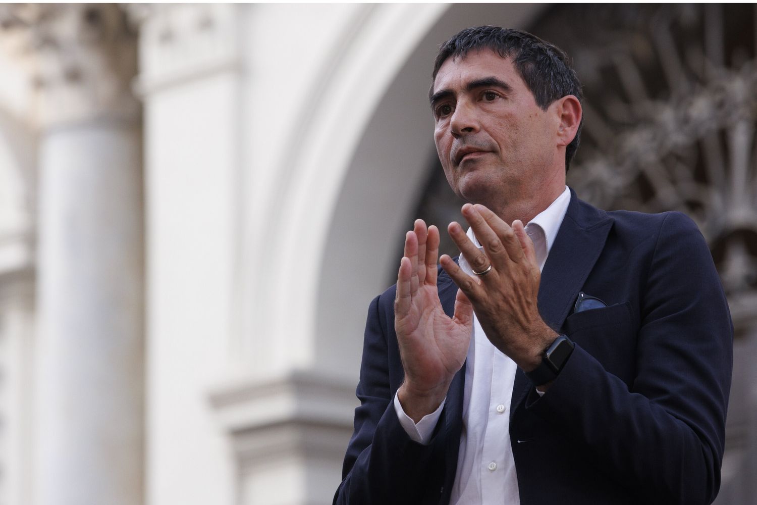 Il segretario nazionale di Sinistra Italia Nicola Fratoianni