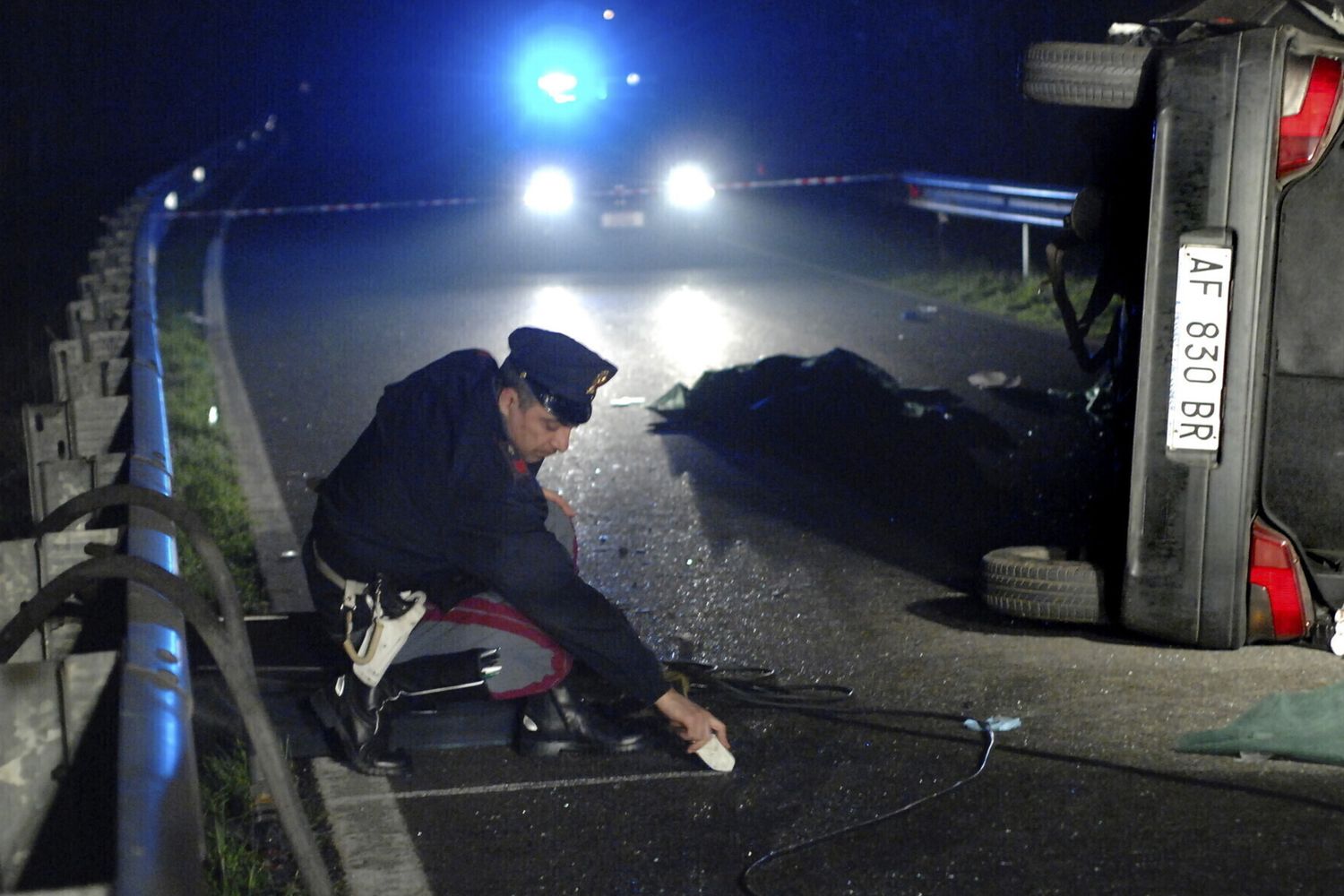 Foto di repertorio di un incidente stradale